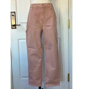 Old Navy Pink Extra High-Rise Straight Leg Jeans Size 8